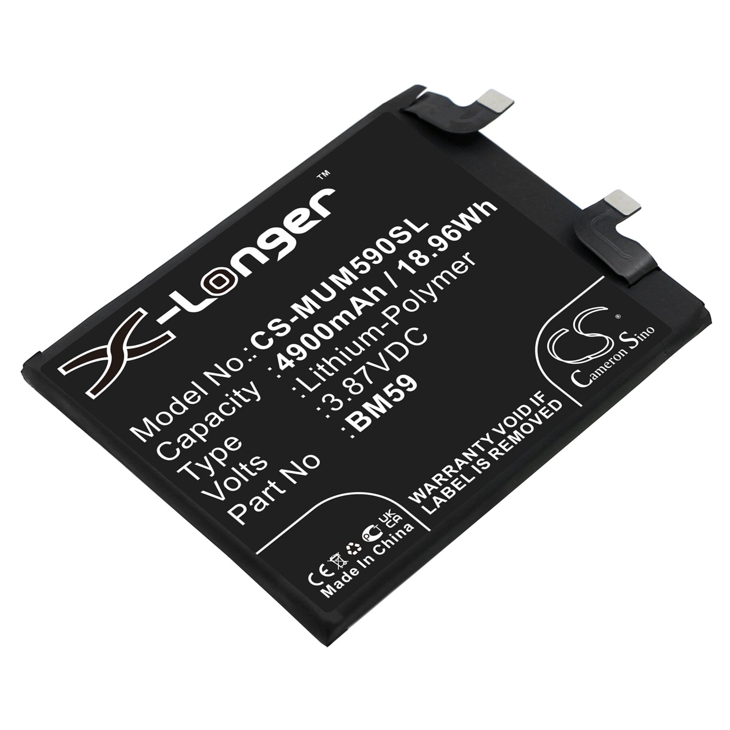 Replacement Battery for Xiaomi 11T – Mobile, SmartPhone – 4900mAh / 3.87V - image 1