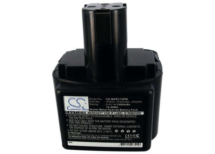 Replacement Battery for Max Rebar RB213 – Power Tools – 1500mAh / 14.40Wh / 9.6V