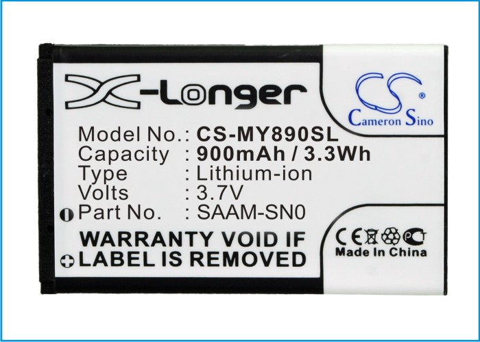 Replacement Battery for SAIET BASIC – Mobile, SmartPhone – 900mAh / 3.33Wh / 3.7V
