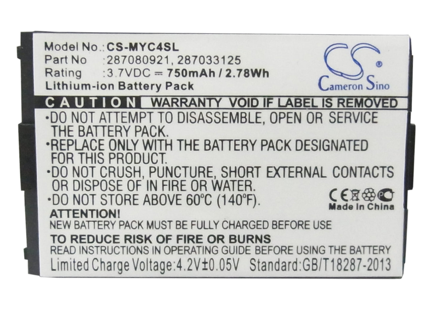 Replacement Battery for Bird | Tchibo | Sagem S310 – Mobile, SmartPhone – 750mAh / 3.7V - image 5