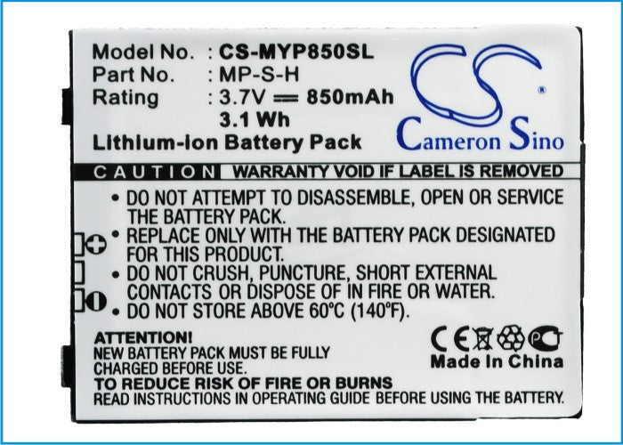 Replacement Battery for MyPhone 8850TV – Mobile, SmartPhone – 850mAh / 3.7V - image 5