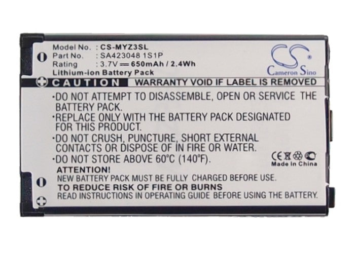 Replacement Battery for Sagem MY-Z3 – Mobile, SmartPhone – 650mAh / 3.7V - image 5