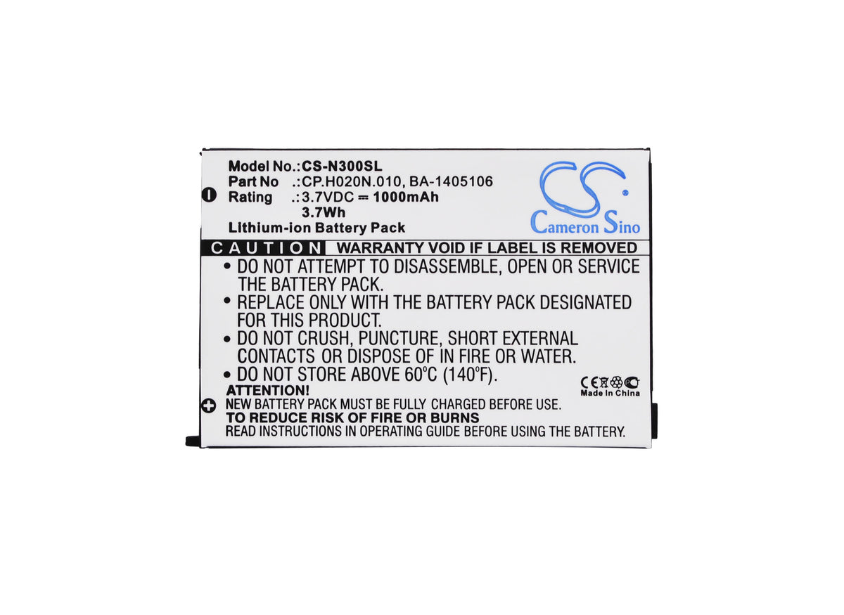 Replacement Battery for Trimble | Acer | Socketmobile Juno ST – PDA, Pocket PC – 1000mAh / 3.7V