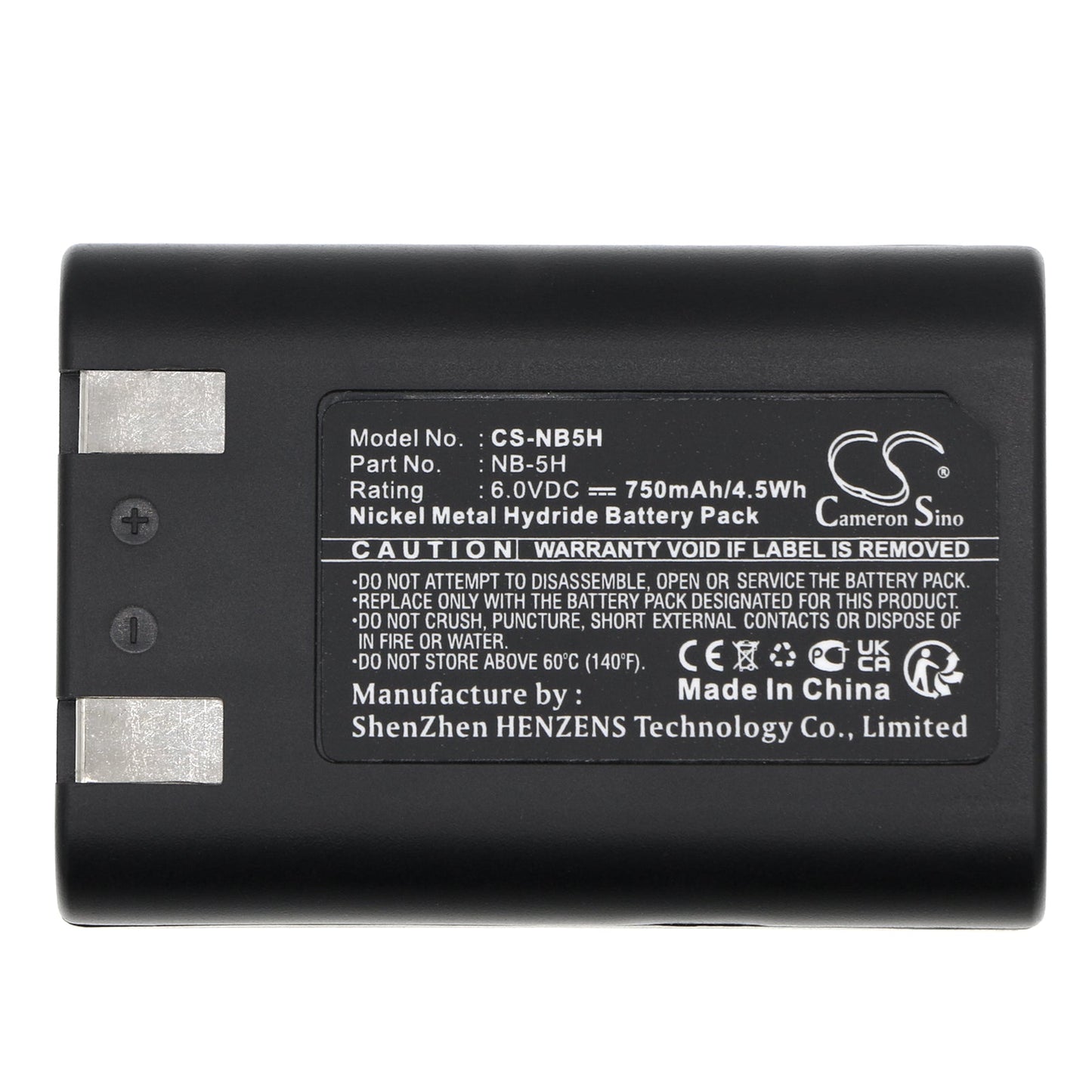 Replacement Battery for Canon PowerShot 600 – Camera – 750mAh / 6.0V