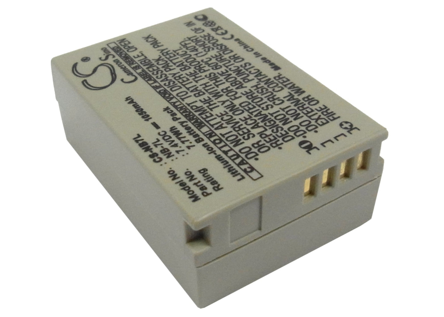 Replacement Battery for Canon PowerShot G10 – Camera – 1050mAh / 7.4V - image 2