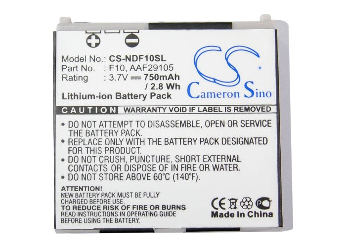 Replacement Battery for NTT Docomo F-01A – Mobile, SmartPhone – 750mAh / 3.7V
