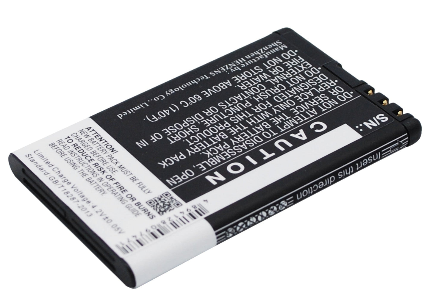 Replacement Battery for Navgear Motorradnavi SLX-350 – GPS, Navigator – 1200mAh / 4.44Wh / 3.7V
