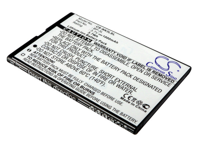 Replacement Battery for MyPhone | Nokia 1080 – Mobile, SmartPhone – 1000mAh / 3.7V - image 1