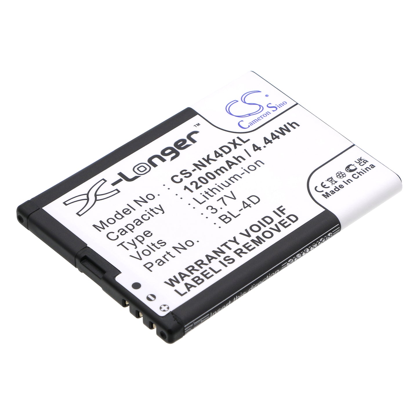 Replacement Battery for SVP | M-Life | BLU | Nokia | TeXet | Nexian | EBest | Polaroid | NGM Tango – Mobile, SmartPhone – 1200mAh / 3.7V - image 1