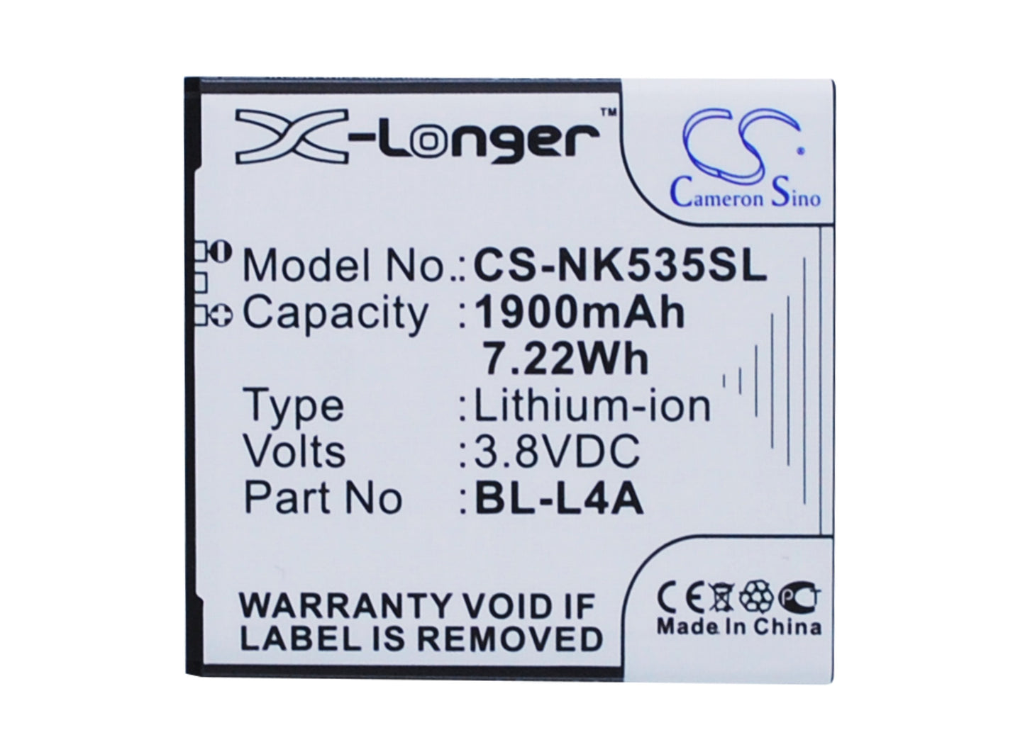 Replacement Battery for Microsoft | Nokia Lumia 535 – Mobile, SmartPhone – 1900mAh / 3.8V - image 5