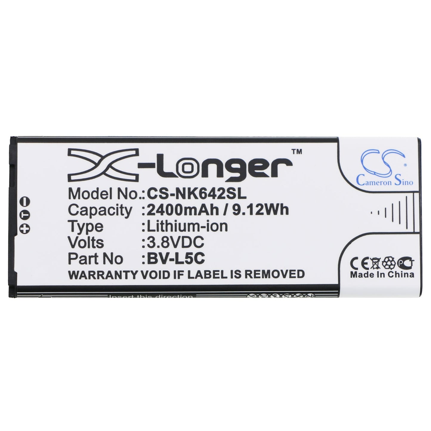 Replacement Battery for Nokia | Microsoft Lumia 640 LTE – Mobile, SmartPhone – 2400mAh / 3.8V - image 3