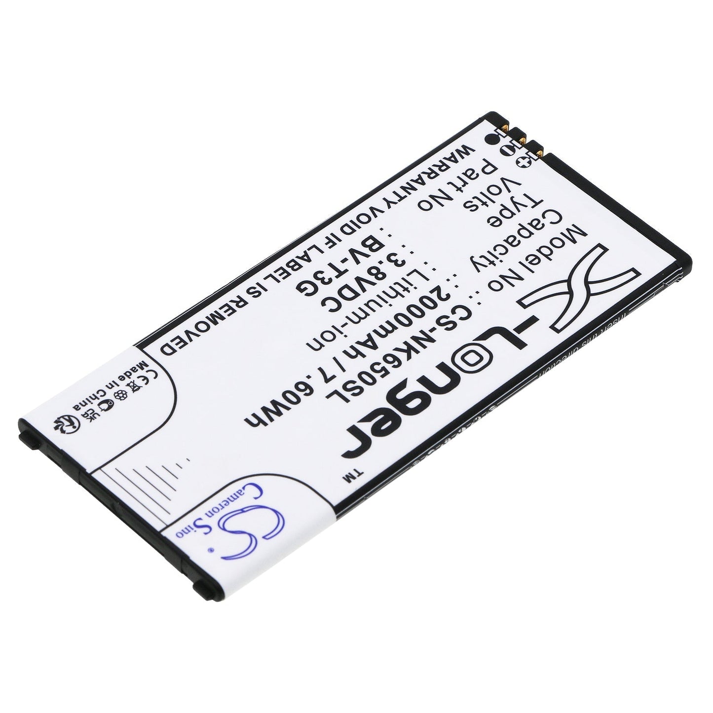 Replacement Battery for Nokia | Microsoft Lumia 650 – Mobile, SmartPhone – 2000mAh / 3.8V - image 2