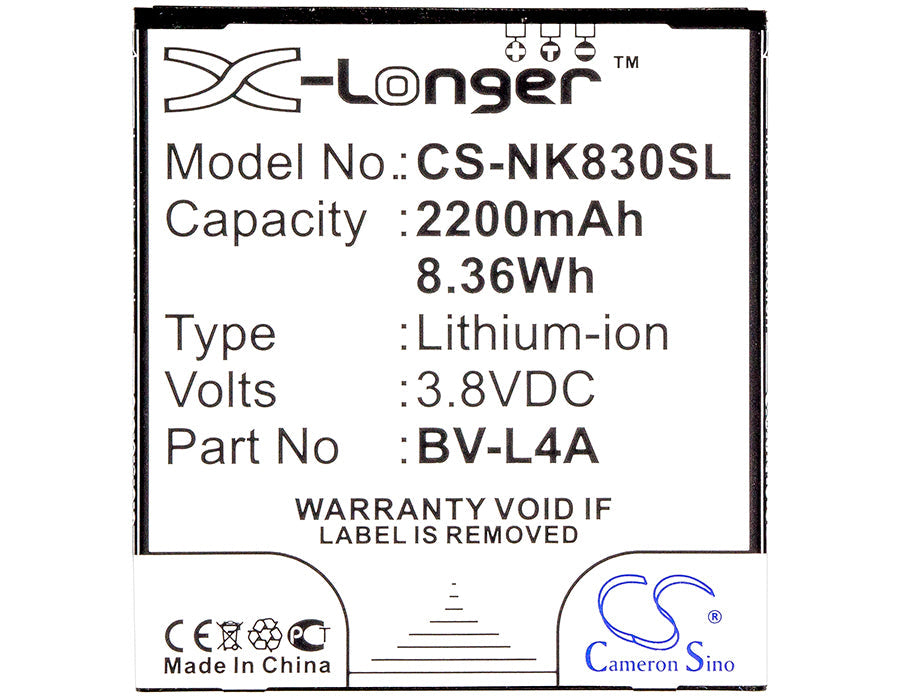 Replacement Battery for Microsoft | Nokia Lumia 830 – Mobile, SmartPhone – 2200mAh / 3.8V - image 5