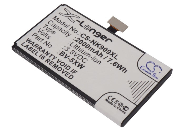 Replacement Battery for Nokia | Microsoft Lumia 1020 – Mobile, SmartPhone – 2000mAh / 3.8V - image 1