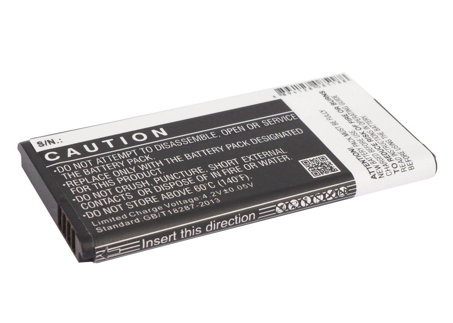 Replacement Battery for Nokia A110 – Mobile, SmartPhone – 1500mAh / 5.55Wh / 3.7V
