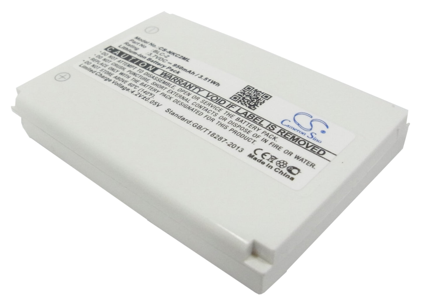 Replacement Battery for Nokia 1220 – Mobile, SmartPhone – 950mAh / 3.7V - image 1