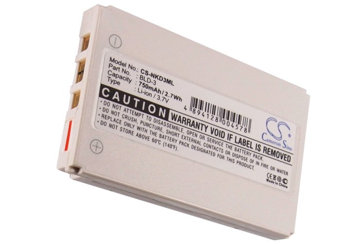 Replacement Battery for Nokia 7250i – Mobile, SmartPhone – 750mAh / 3.7V - image 5