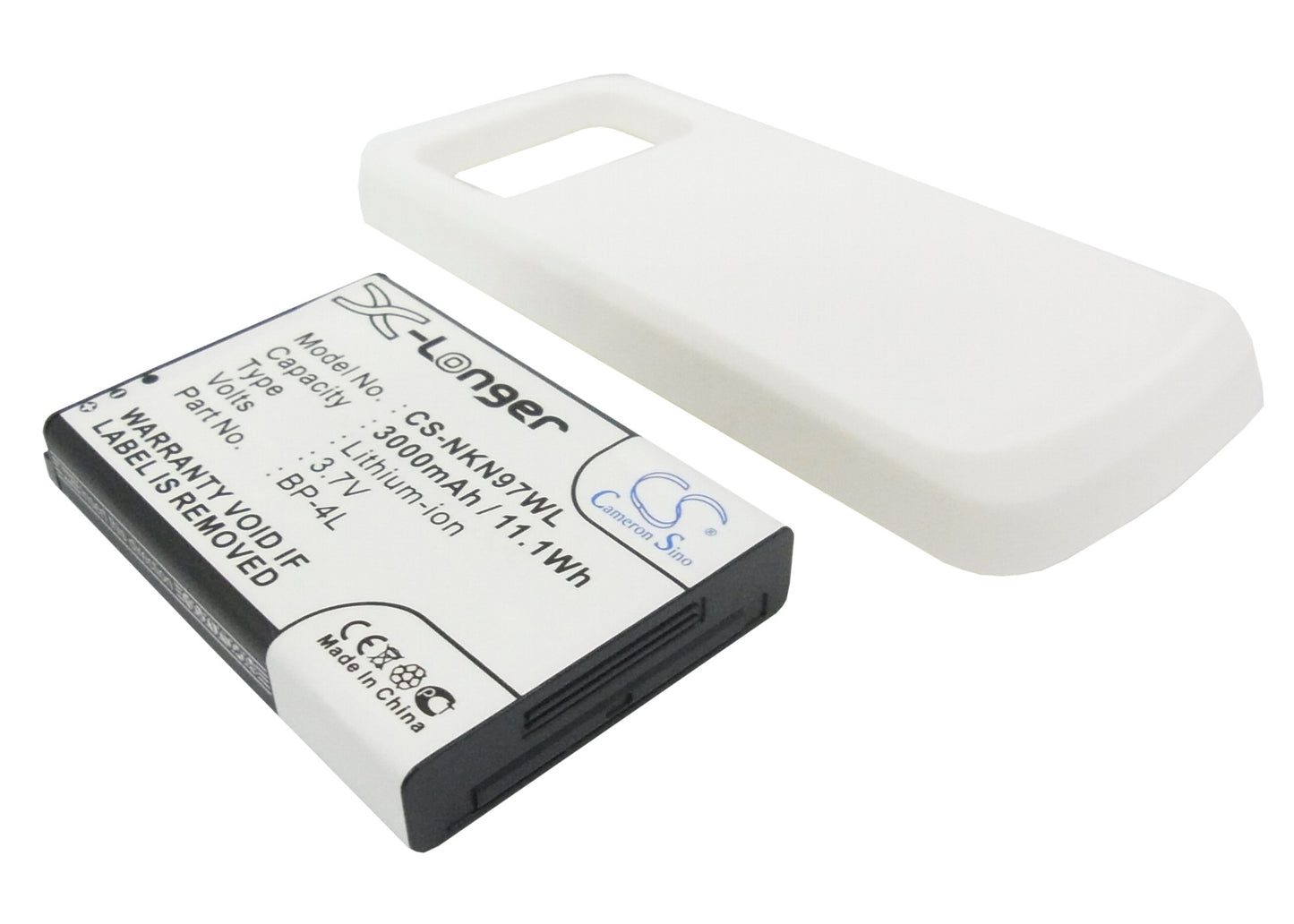 Replacement Battery for Nokia N97 – Mobile, SmartPhone – 3000mAh / 3.7V - image 1