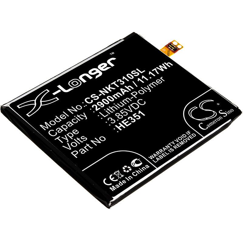Replacement Battery for Nokia 3.1 – Mobile, SmartPhone – 2900mAh / 3.85V - image 1