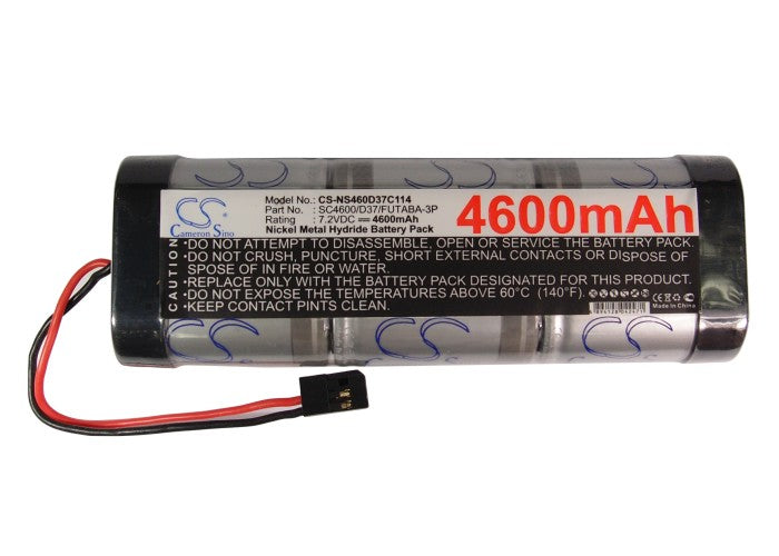 Replacement Battery for RC CS-NS460D37C114 – Cars – 4600mAh / 7.2V