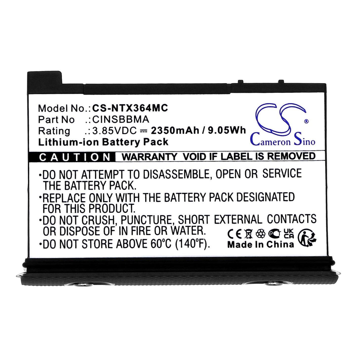 Replacement Battery for Insta360 One X4 – Camera – 2350mAh / 9.05Wh / 3.85V