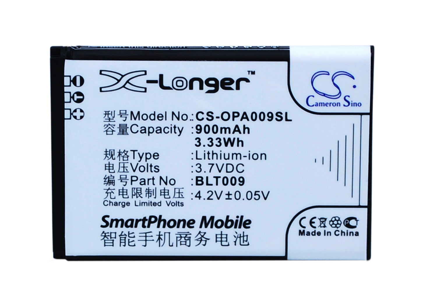 Replacement Battery for OPPO A90 – Mobile, SmartPhone – 900mAh/3.33Wh / 3.7V