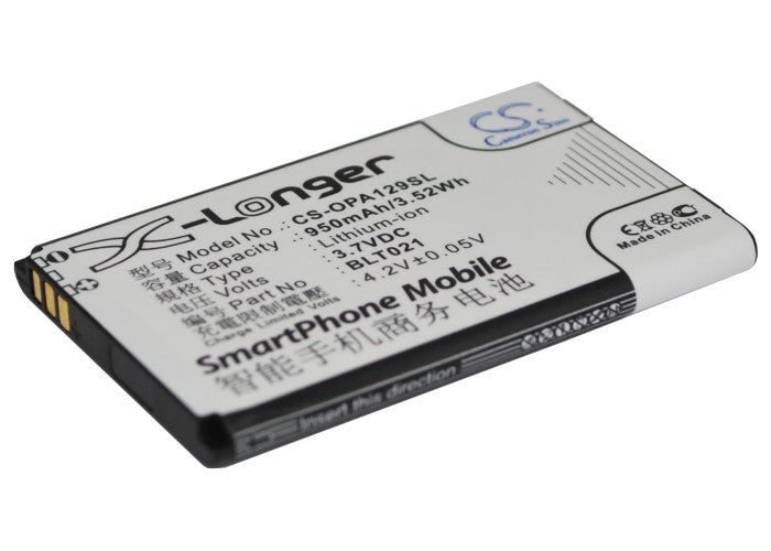 Replacement Battery for Oppo A129 – Mobile, SmartPhone – 950mAh / 3.7V - image 1