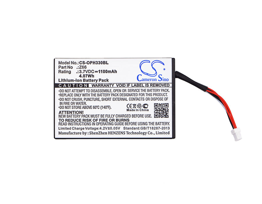Replacement Battery for Opticon OPC-3301i – Barcode Scanner – 1100mAh / 4.07Wh / 3.7V