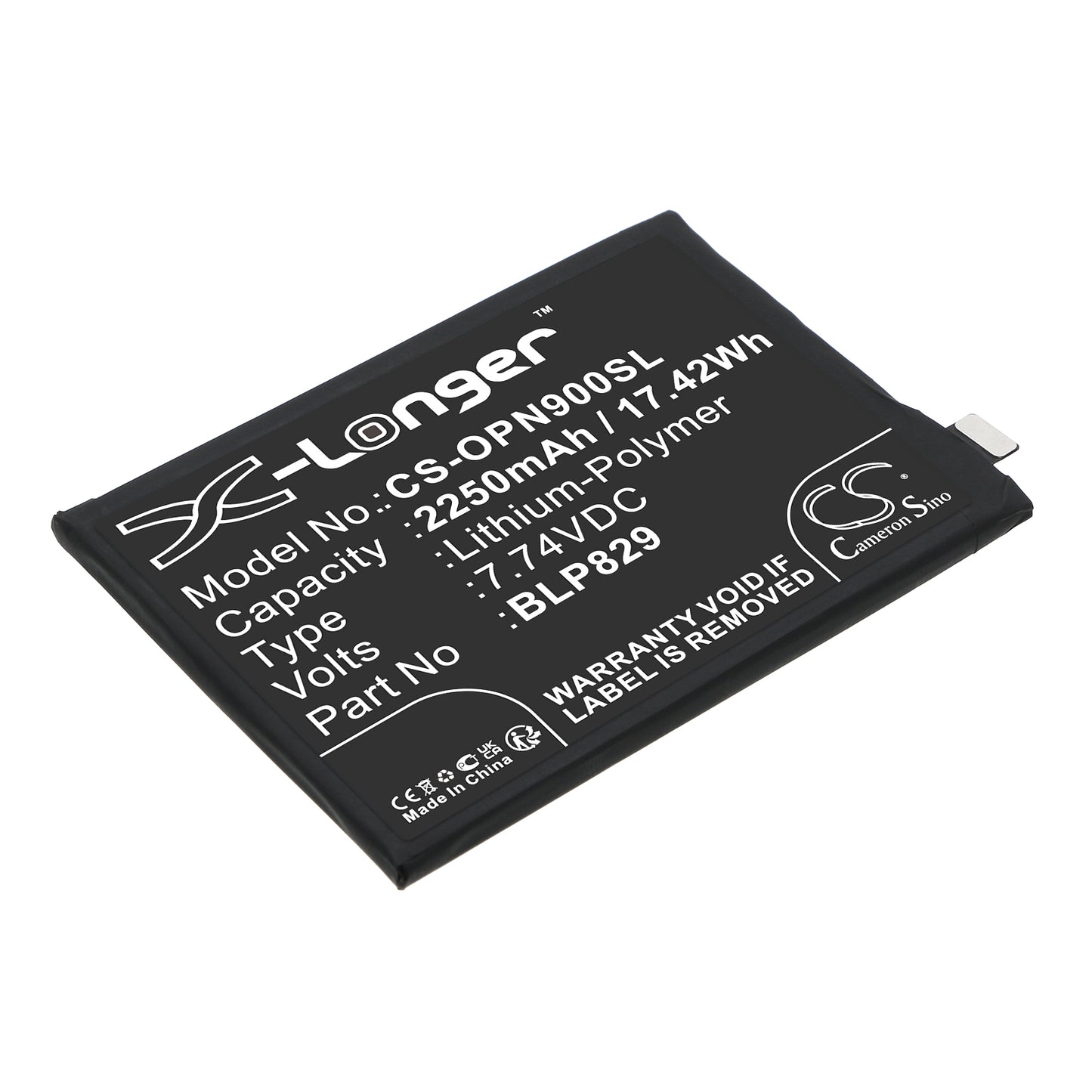 Replacement Battery for OnePlus 9 – Mobile, SmartPhone – 2250mAh / 7.74V - image 1