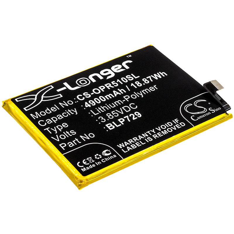 Replacement Battery for Oppo Realme 5i – Mobile, SmartPhone – 4900mAh / 3.85V - image 1