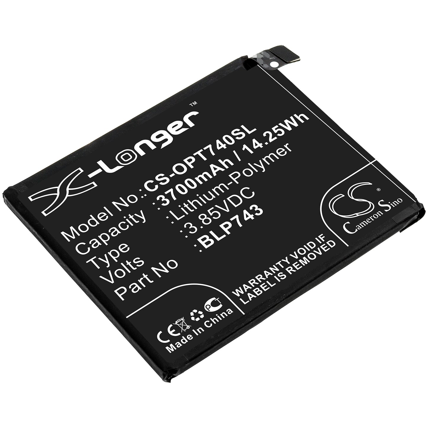 Replacement Battery for OnePlus 7T – Mobile, SmartPhone – 3700mAh / 3.85V - image 1