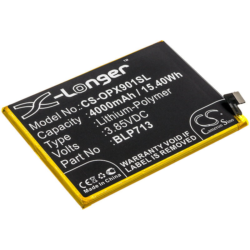 Replacement Battery for Oppo RMX1901 – Mobile, SmartPhone – 4000mAh / 3.85V - image 1