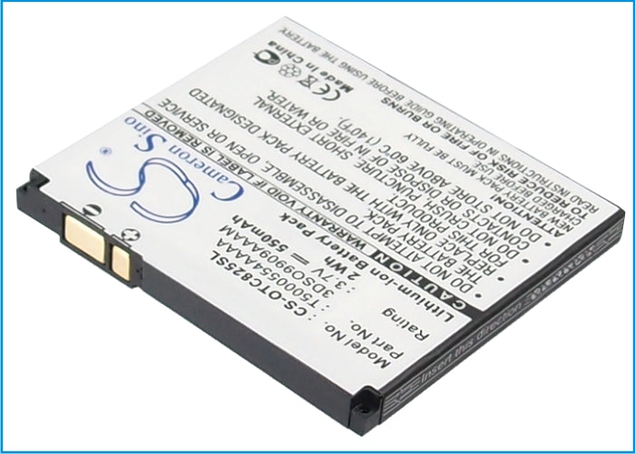 Replacement Battery for Alcatel OT-C825 – Mobile, SmartPhone – 550mAh / 3.7V - image 1