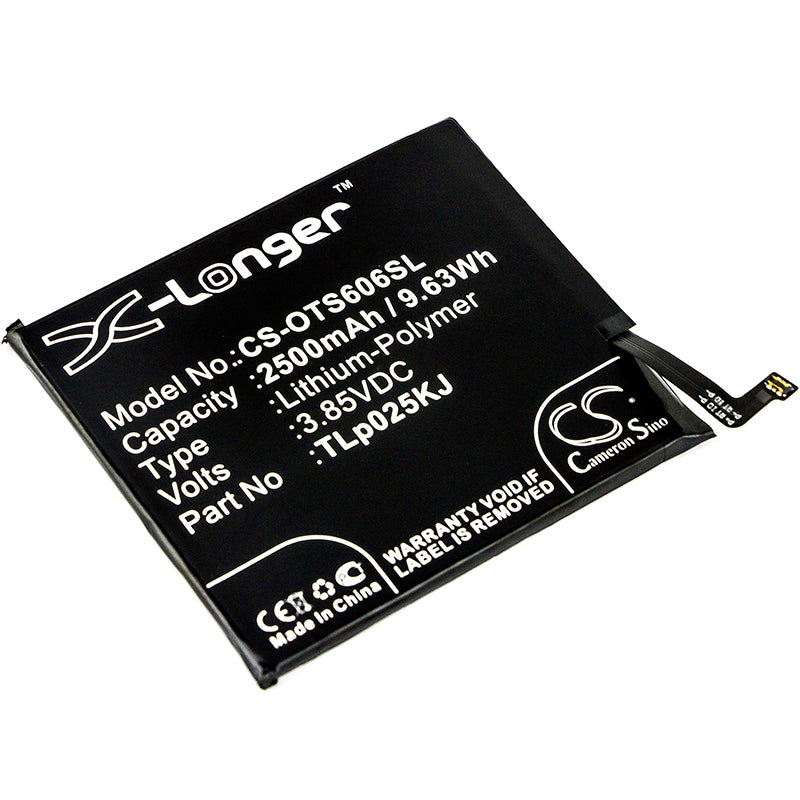 Replacement Battery for Alcatel One Touch Idol 5S – Mobile, SmartPhone – 2500mAh / 3.85V - image 1
