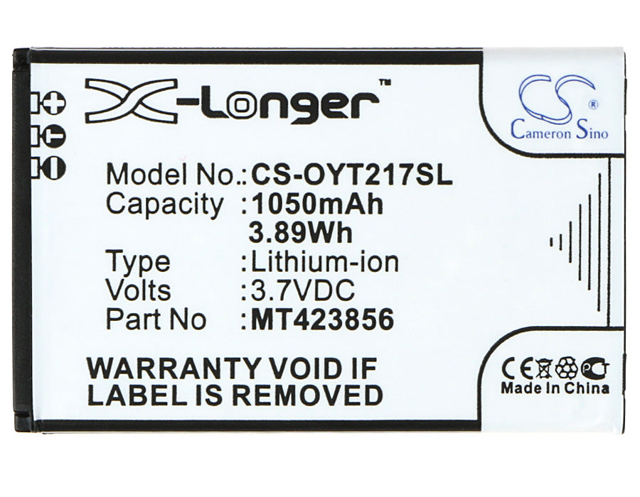 Replacement Battery for Olympia 2179 – Mobile, SmartPhone – 1050mAh / 3.89Wh / 3.7V