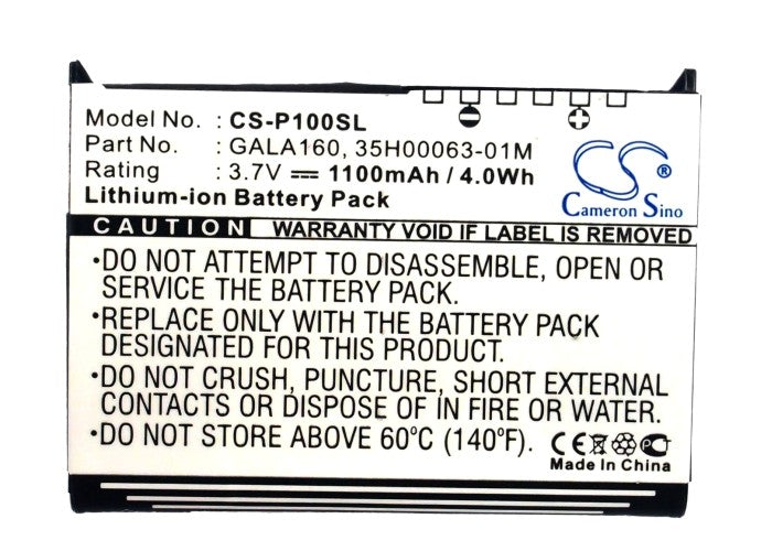 Replacement Battery for HTC | Qtek | CyberBank | I-Mate | Dopod | Pharos Galaxy – PDA, Pocket PC – 1100mAh / 3.7V