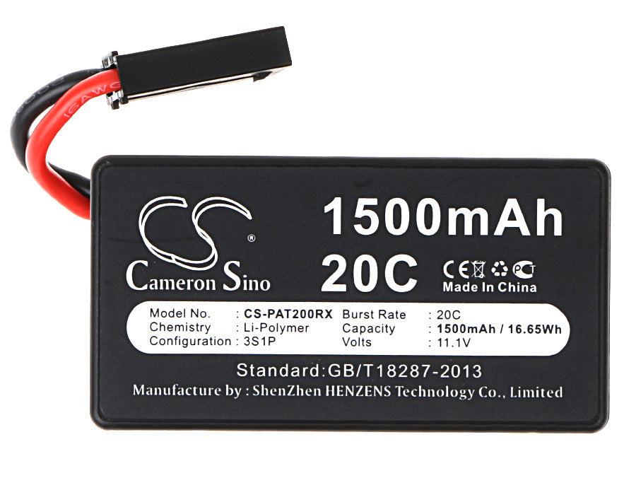 Replacement Battery for Parrot AR.Drone 1.0 – Drones – 1500mAh / 16.65Wh / 11.1V