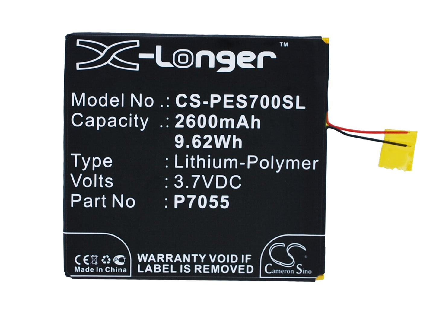 Replacement Battery for POSH Equal – Mobile, SmartPhone – 2600mAh / 3.7V - image 1