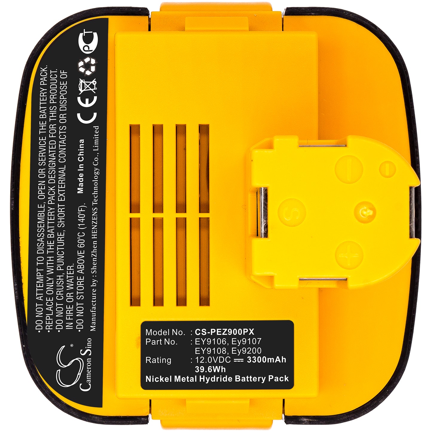 Replacement Battery for Panasonic EY6107 – Power Tool – 3300mAh / 12V - image 3