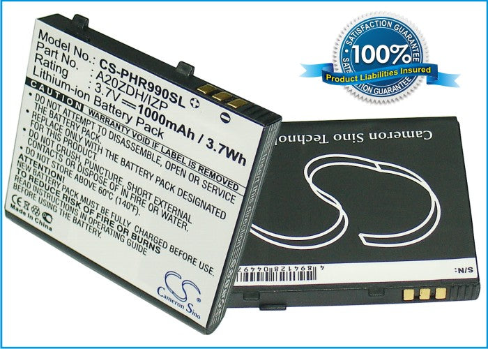 Replacement Battery for Philips Xenium 9A9r – Mobile, SmartPhone – 1000mAh / 3.7V - image 1