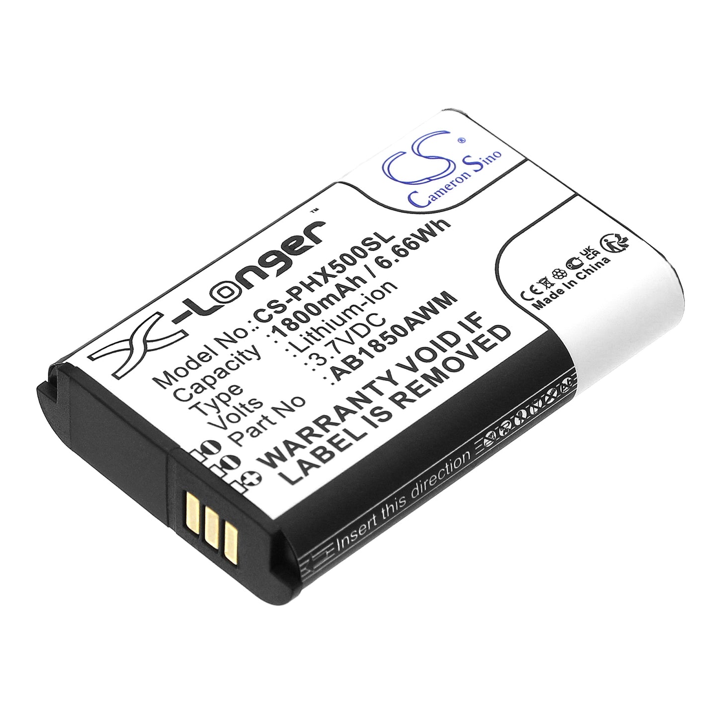 Replacement Battery for Philips Xenium X500 – Mobile, SmartPhone – 1800mAh / 3.7V - image 1