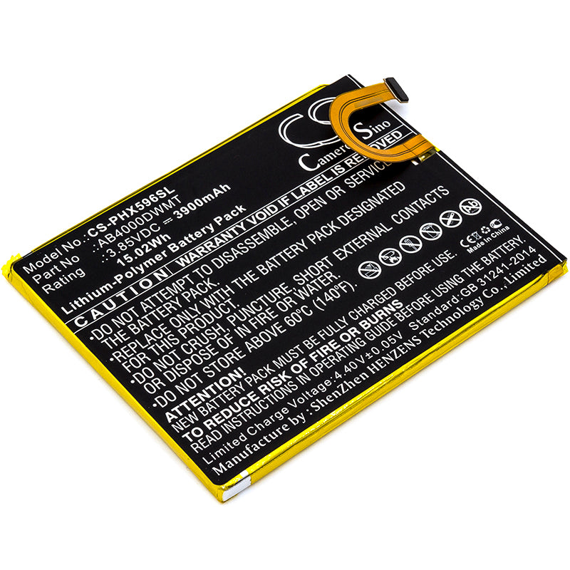 Replacement Battery for Philips Xenium X596 – Mobile, SmartPhone – 3900mAh / 3.85V - image 1