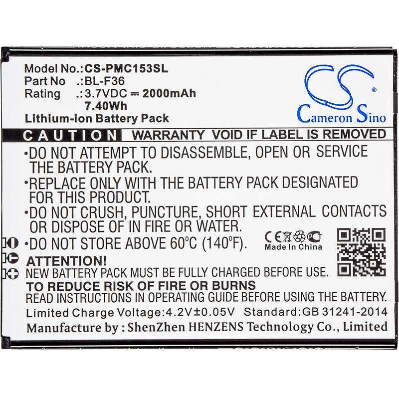 Replacement Battery for PHICOMM C1530L – Mobile, SmartPhone – 2000mAh / 3.7V - image 3