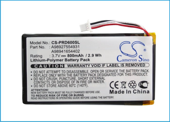 Replacement Battery for Sony PRS-600 – E-book, E-reader – 800mAh / 3.7V
