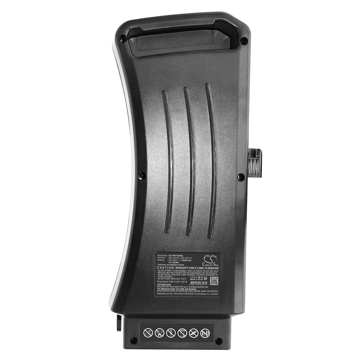 Replacement Battery for Zündapp Alu City Green 3.0 – Electric eBike – 11600mAh / 417.60Wh / 36.0V