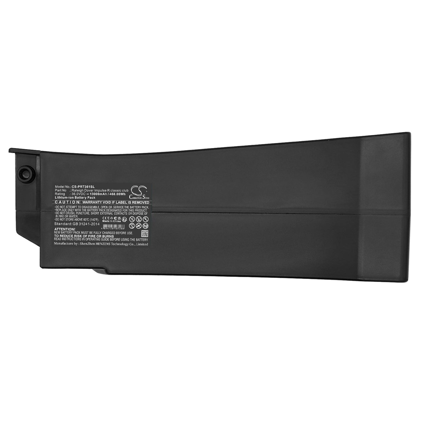 Replacement Battery for Panasonic 360 – Electric eBike – 13000mAh / 468.0Wh / 36.0V