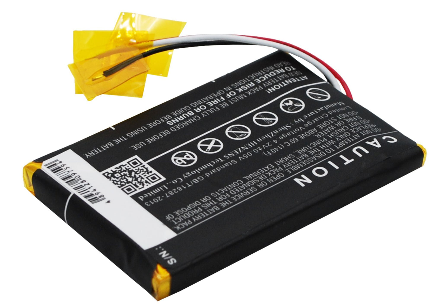 Replacement Battery for Prestigio GeoVision 5850HDDVR – GPS, Navigator – 1100mAh / 4.07Wh / 3.7V