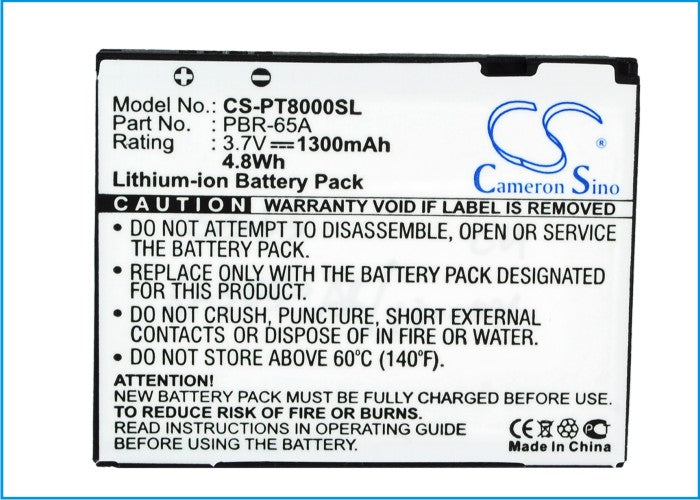 Replacement Battery for Pantech Crossover – Mobile, SmartPhone – 1300mAh / 3.7V