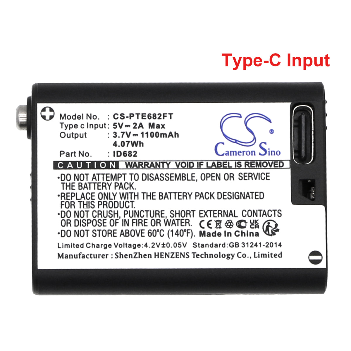 Replacement Battery for Silva | Petzl | Black Diamond | Ledlenser | Nitecore | Coast Headlamp Hybrid – Flashlight – 1100mAh / 3.7V