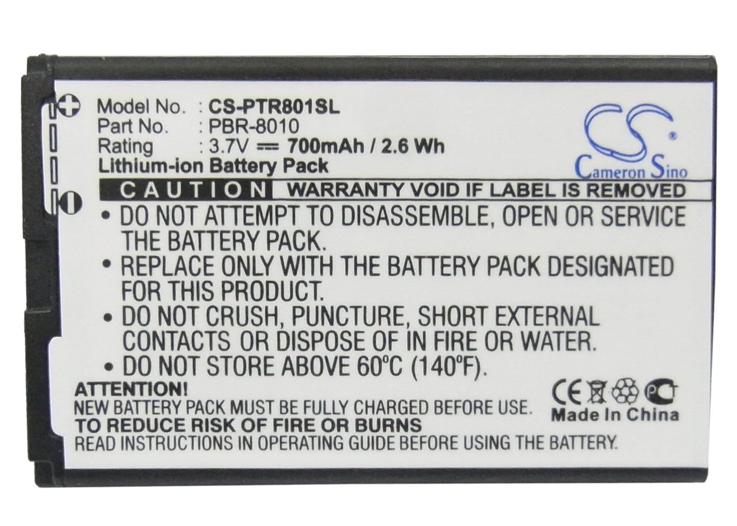 Replacement Battery for Verizon Blitz – Mobile, SmartPhone – 700mAh / 3.7V
